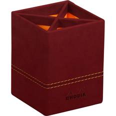 Rhodiarama Pencil holder Burgundy 8x8x11