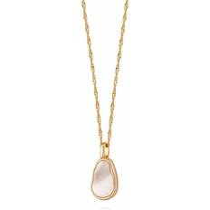 Daisy Isla Necklace - Gold/White