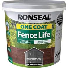 Ronseal One Coat Fence Life Holzfarbe Charcoal Grey 5L