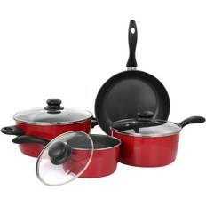 Lexi Home Tri-Ply 4.2 qt. Stainless Steel Nonstick Saute Pan with Glass Lid