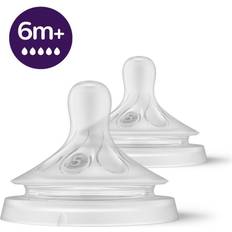 Baby Bottle Accessories Philips Avent 2pk Natural Response Nipple Flow 6 Months