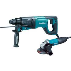 Makita Hammer Drills Makita 1In AVT SDS Rotary Hammer and 4-1/2In Angle Grinder Package