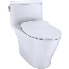Toto Bidets Toto Nexus 28 5/8" One-Piece Elongated Bowl with 1.0 GPF Single Flush and Slim Seat in Cotton, MS642234CUFG#01