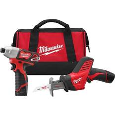 Milwaukee tool combo Milwaukee M12 Cordless Lithium-Ion 2-Tool Combo Kit