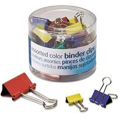 Staples Paper Clips & Magnets Staples Binder Clips, Metal, Assorted Colors/Sizes, 30/Pack