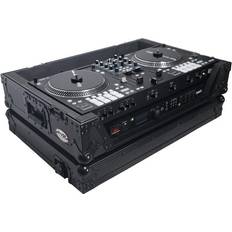 DJ Players ProX Flight Case For RANE ONE DJ Controller with 1U Rack and Wheels Black/Black