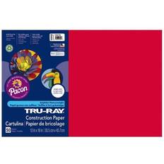 Pacon Tru-Ray Heavyweight Construction Paper 12" x 18" Festive Red