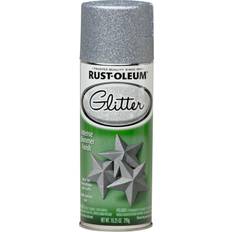 Paint Rust-Oleum 267734 Specialty Glitter Spray Wood Paint Silver