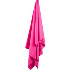 Mikrofiber Badehåndklær Lifeventure Soft Fiber Trek Badehåndkle Rosa (130x75cm)