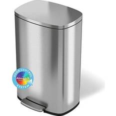 Superio Slim Pedal Trash Can (Grey) 16 qt.