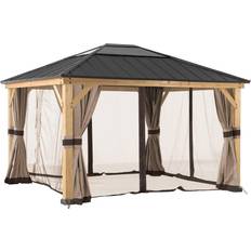 Pavilions Sunjoy Universal Curtains and Mosquito Netting Gazebo