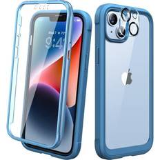 Diaclara Bumper Case with Screen Protector + 2 Pack Camera Lens Protector for iPhone 14