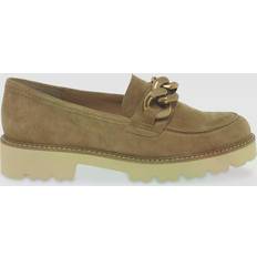 Beige - Damen Loafers Gabor Squeeze Suede Loafers