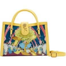 Loungefly Beauty and the Beast Scenes Crossbody Purse yellow