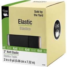 Elastic Bands Dritz 8 yd 2" Knit Elastic- Black