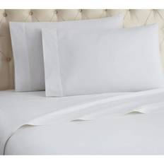 King size sheet set Micro Flannel Solid King Set In Bed Sheet White