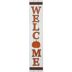 GlitzHome 42" Fall Wooden "welcome" Porch Sign Multi Wall Decor