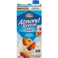 Milk & Plant-Based Beverages Blue Diamond Breeze Almondmilk Vanilla 32fl oz