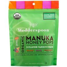 Wedderspoon Organic Manuka Honey Pops Variety Pack Count