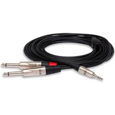 Hosa CMR-210 3.5 mm TRS to Dual RCA Stereo Breakout Cable, 10 Feet