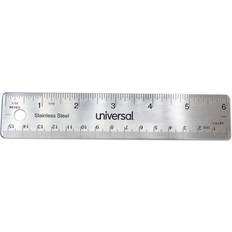 Standard and metric tools Universal Stainless Steel Ruler, Standard/metric, 6" Long UNV59026