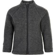 Mikk-Line Baby Wool Jacket - Anthracite Melange (50001NOOS)