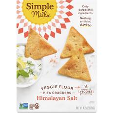 Vitamin D Crackers & Crispbreads Mills Veggie Flour Pita Crackers, Himalayan
