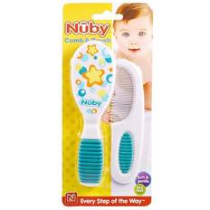 Nuby Pflege & Bad Nuby Soft & Gentle, Comb & Brush, 1 Set