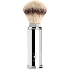 Barberbørster Mühle Syntetisk Reserakborste Chrome Silvertip