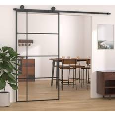 Sliding Doors vidaXL Sliding Door ESG Glass Sliding Door Clear Glass (x)