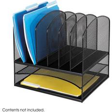 Desktop Organizers & Storage SAFCO 5 Pack: Onyx Black Letter