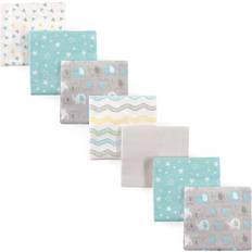 Best Baby Blankets Luvable Friends Baby Cotton Flannel Receiving Blankets Basic Elephant 7-Pack One Size