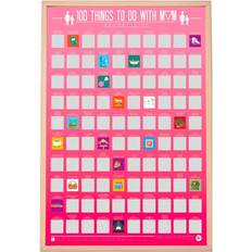 Gift Republic 100 Things To Do With Mom Multicolour Poster 18.1x23.2"