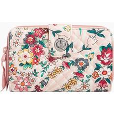 Vera Bradley Women s Recycled Cotton RFID Turnlock Wallet Prairie Paisley