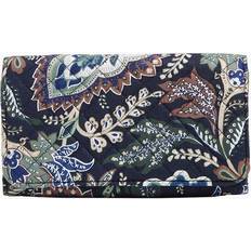 Vera Bradley Women s Recycled Cotton RFID Trifold Clutch Wallet Java