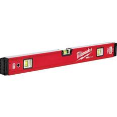 Carpenter's Levels Milwaukee Magnetic Long 3 Vial Box Beam Level