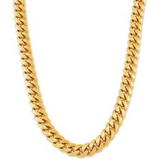 Macy's Gold Jewelry Macy's Cuban Chain Necklace - Gold