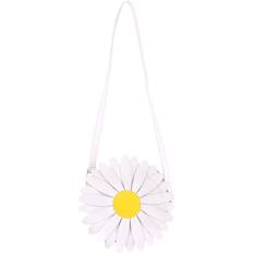 Flowery Purse - White/Yellow One-Size