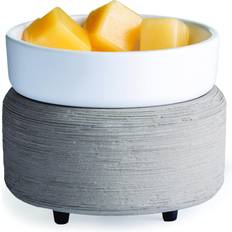 Warmers Etc. Grey Texture 2-in-1 Classic Fragrance Warmer