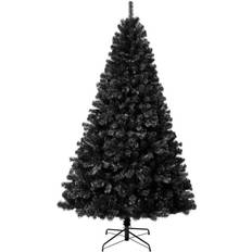 Black Christmas Trees National Tree Company First Traditions 7.5' Unlit Color Pop Full Hinged Base Christmas Tree 90"