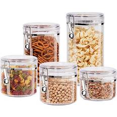 Oggi Easi Grip 4 Piece Storage Containers Set - Clear