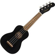 Fender Ukuleler Fender Venice WN BK Soprano Ukulele Black