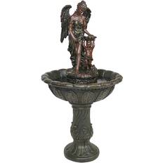 Garden & Outdoor Environment Design Toscano 47 in. H Heavenly Moments Angel Waterfall Polyresin Garden Fountain