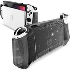 Gaming Bags & Cases Mumba Dockable Case for Switch OLED 2021 [Blade Series] TPU Grip Protective Cover OLED Joy-Con Controller