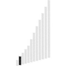 Adam Hall 61535 B3 Rail mount 3 U