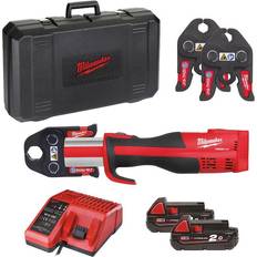 Milwaukee Sett Milwaukee M18 BLHPT-202C TH-SET force logic kolborstfritt pressverktyg (2x2,0ah)