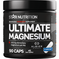 Forbedrer muskelfunksjonen Vitaminer & Mineraler Star Nutrition Ultimate Magnesium 90 st