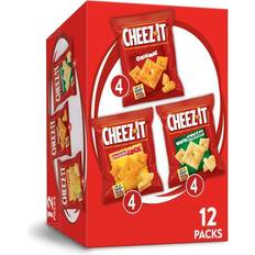 Food & Drinks Cheez-It Variety Crackers, Cheddar Jack/White Cheddar/Original, 12.1