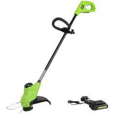 Greenworks 40V 15 Straight Shaft String Trimmer with 2.5 Ah Battery and Charger, 2111802