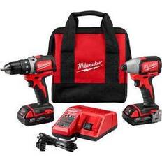 Milwaukee Set Milwaukee 2892-22CT M18 Compact Brushless Drill & Impact Driver Combo Kit